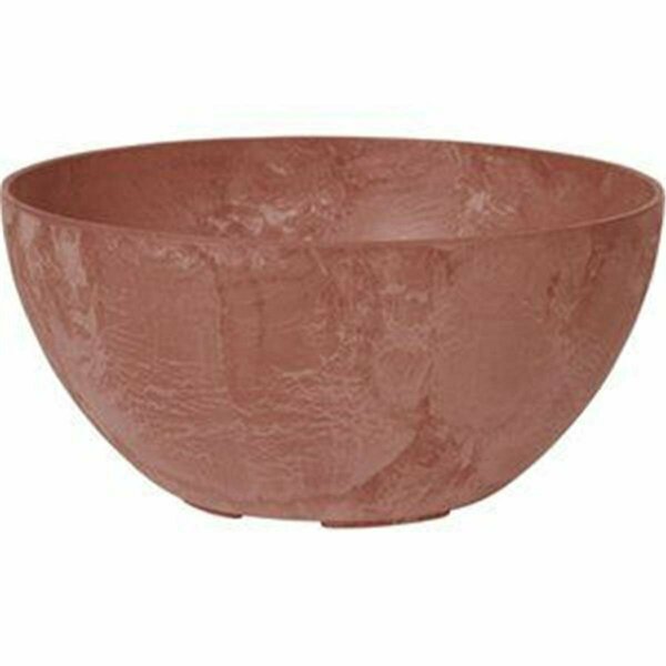 Book Publishing Co 12 in. Napa Bowl Planter, Rust, 5PK GR2009239